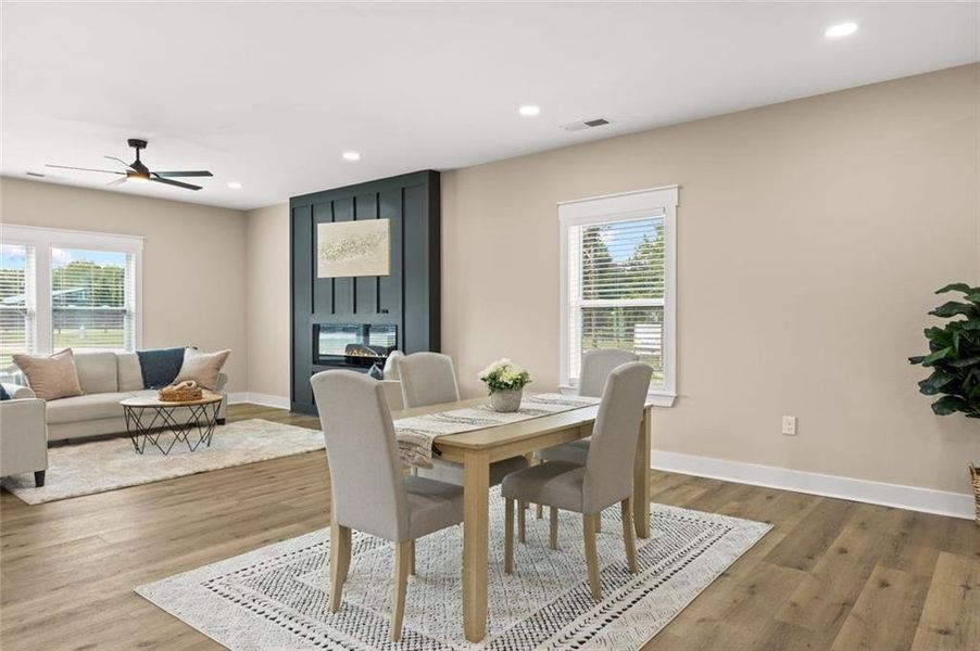 Furnished interior view inside a new home in , Douglasville (Image 7).