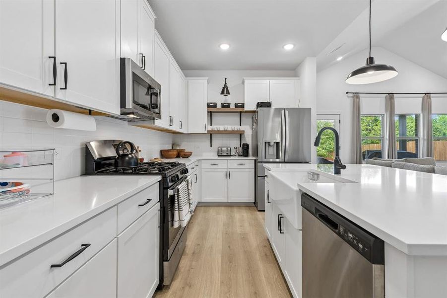 Furnished interior view inside a new home in , Dallas (Image 5).