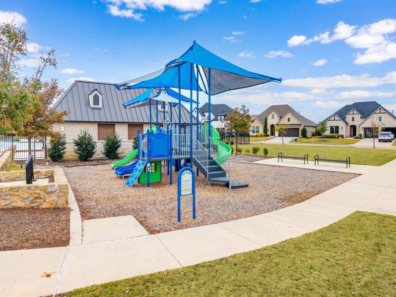 View of community play area