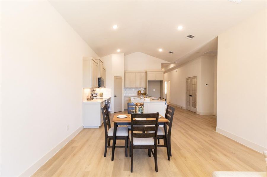 Furnished interior view inside a new home in , Fort Worth (Image 8). Furnished interior view inside a new home in , Fort Worth (Image 8).