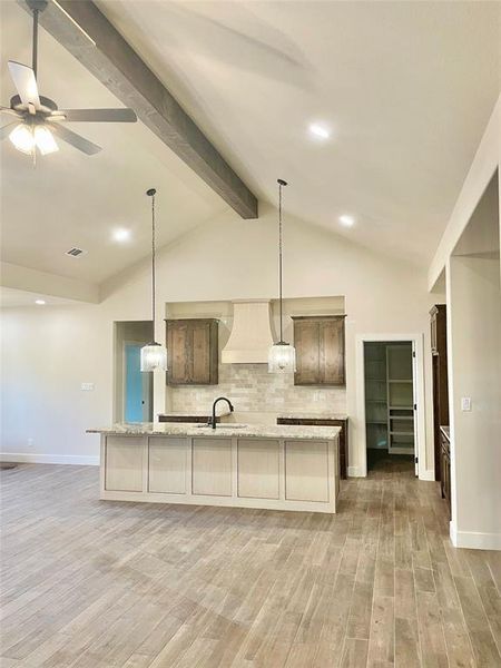 Furnished interior view inside a new home in , Weatherford (Image 6).