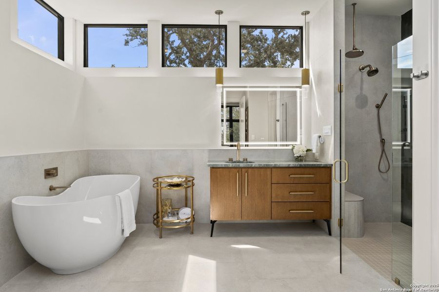 Furnished interior view inside a new home in , San Antonio (Image 31).