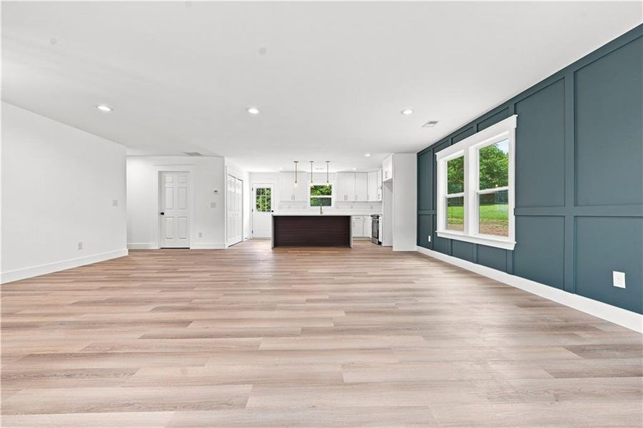 Spacious, unfurnished interior of a new home in , Hiram (Image 22).