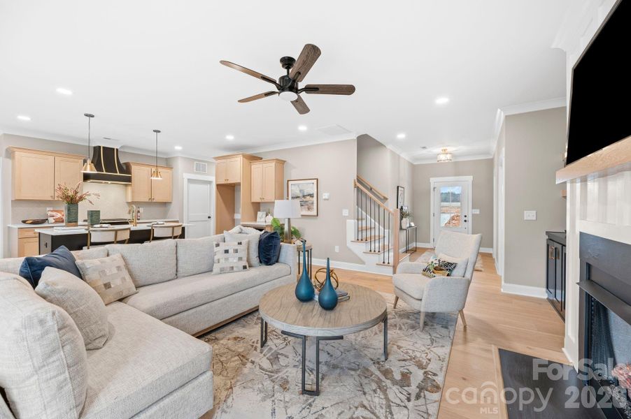 Furnished interior view inside a new home in , Lexington (Image 9).