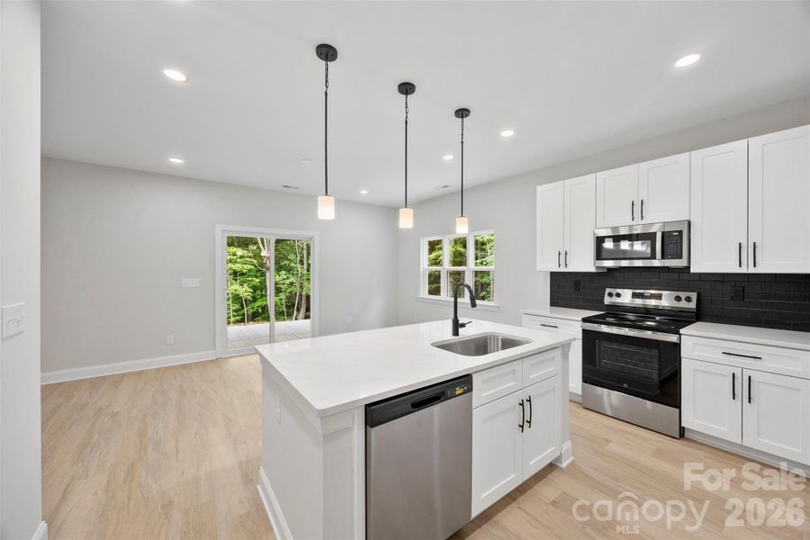 Furnished interior view inside a new home in , Gastonia (Image 12).