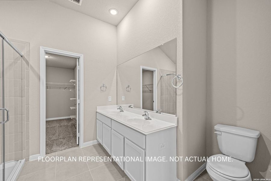 Furnished interior view inside a new home in Agave, San Antonio (Image 5).