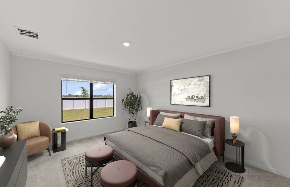 Furnished interior view inside a new home in Caloosa Cove, Labelle (Image 15). Furnished interior view inside a new home in Caloosa Cove, Labelle (Image 15).
