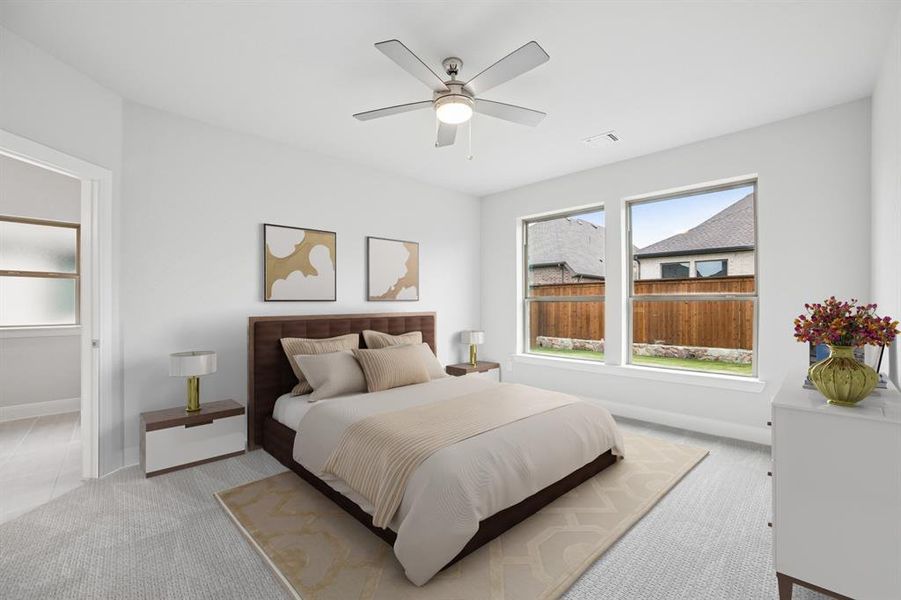 Furnished interior view inside a new home in Creekshaw – Gardens, Royse City (Image 7). Furnished interior view inside a new home in Creekshaw – Gardens, Royse City (Image 7).