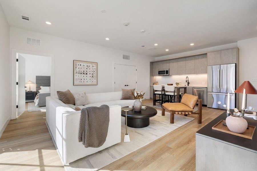 Furnished interior view inside a new home in , Austin (Image 7).