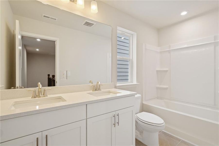 Furnished interior view inside a new home in The Village at Shallowford, Kennesaw (Image 15).