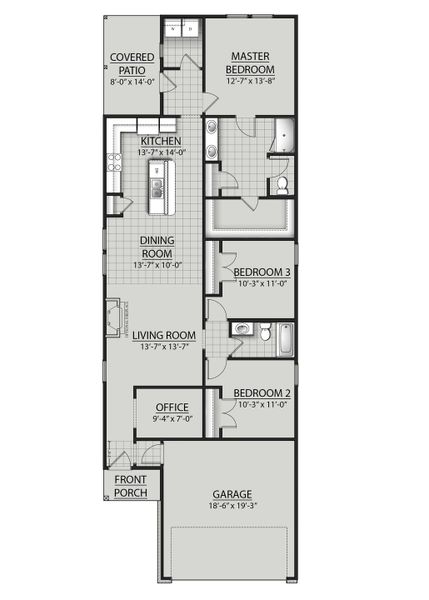 Burlington II H - Floor Plan - DSLD Homes Burlington II H - Floor Plan - DSLD Homes