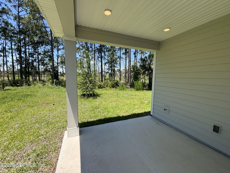Exterior details and patio area of a home in Reserve East, Flagler Beach (Image 27).
