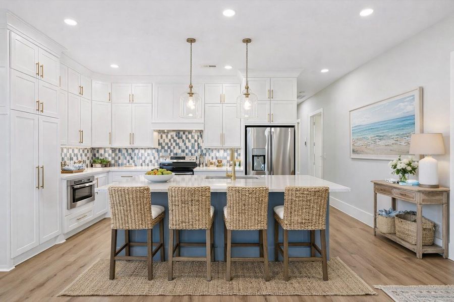 Kitchen - Virtually staged