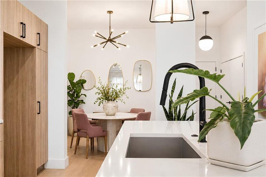 Furnished interior view inside a new home in , Atlanta (Image 6).