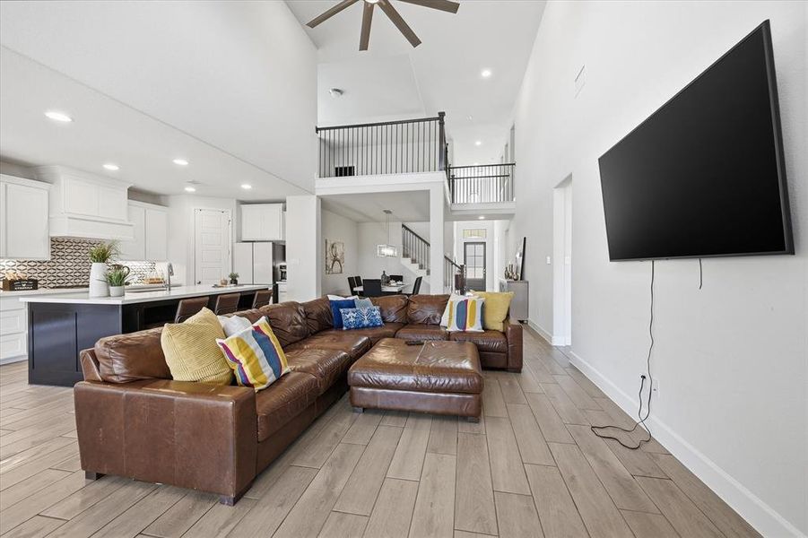 Furnished interior view inside a new home in Mustang Lakes, Celina (Image 15).