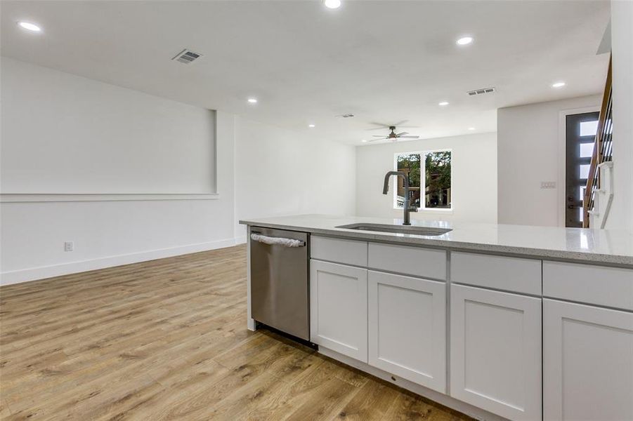 Furnished interior view inside a new home in , Dallas (Image 11).