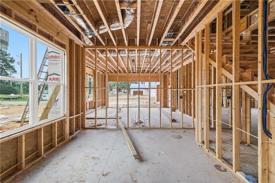 In-progress construction of a new home in , Loganville, GA (Image 6).