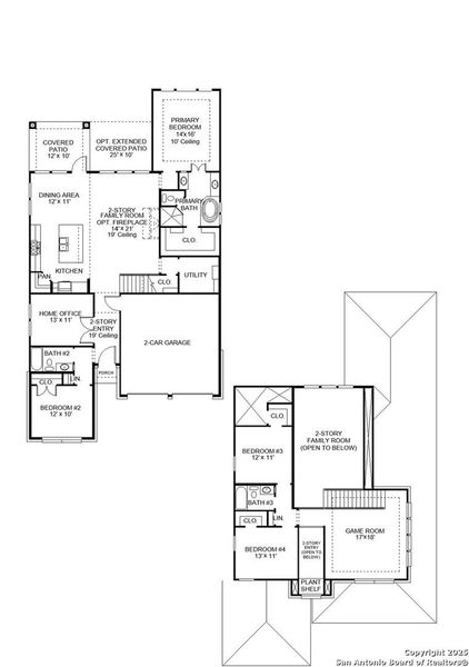 2D floor plan layout of this home in Esperanza, Boerne, TX (Image 2). 2D floor plan layout of this home in Esperanza, Boerne, TX (Image 2).