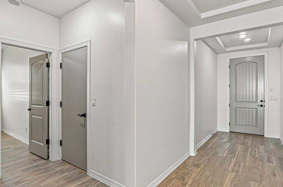 Spacious, unfurnished interior of a new home in Emerald Estates, Horizon City (Image 38). Spacious, unfurnished interior of a new home in Emerald Estates, Horizon City (Image 38).