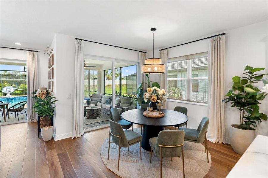 Furnished interior view inside a new home in , Bradenton (Image 40).