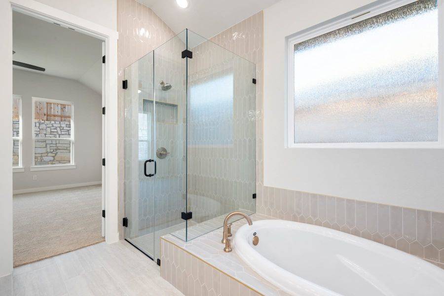 Furnished interior view inside a new home in Lariat, Liberty Hill (Image 14).