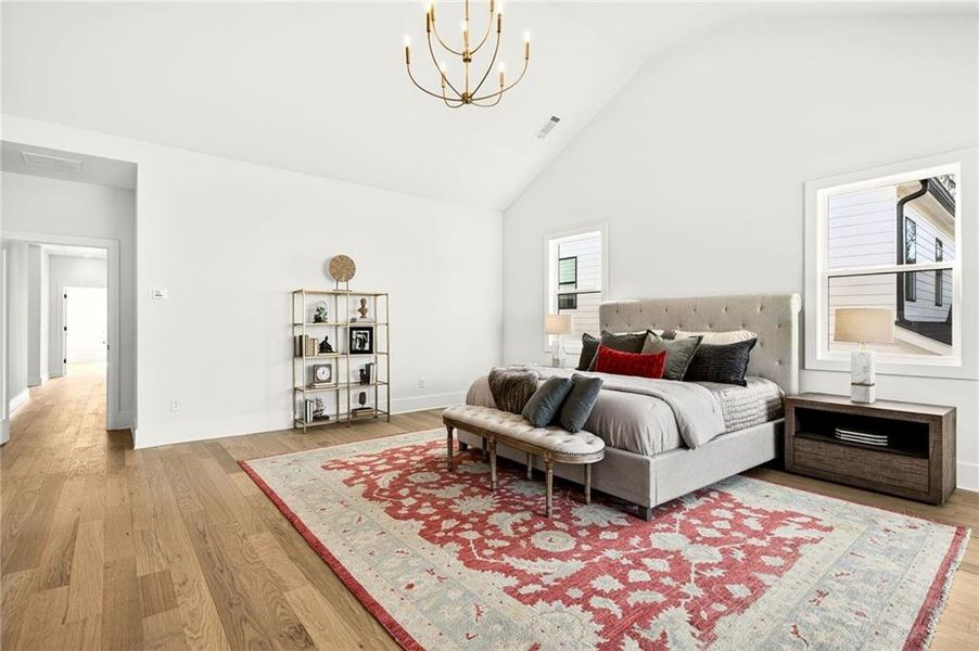 Furnished interior view inside a new home in , Brookhaven (Image 46).