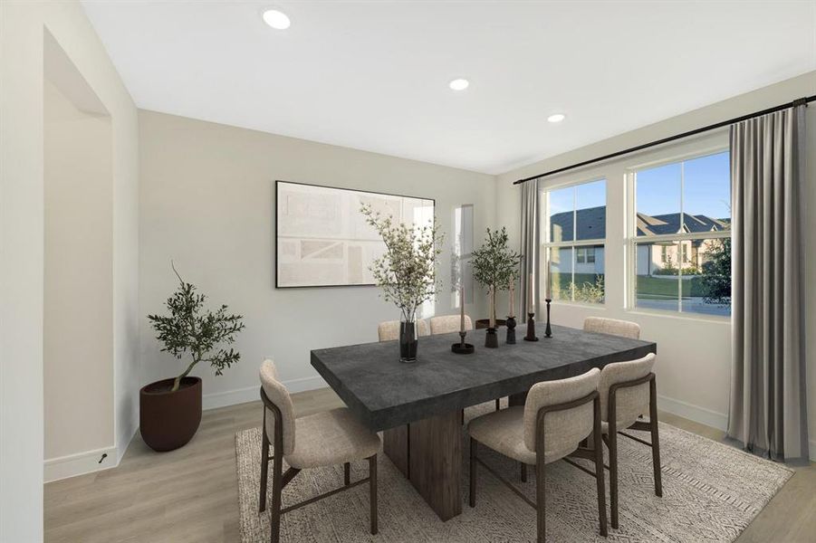 Furnished interior view inside a new home in Elevon, Lavon (Image 6).