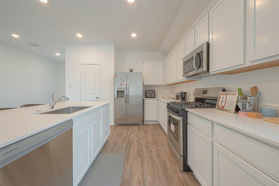 Furnished interior view inside a new home in Sendero: Wildflower II Collection, Rosenberg (Image 6).