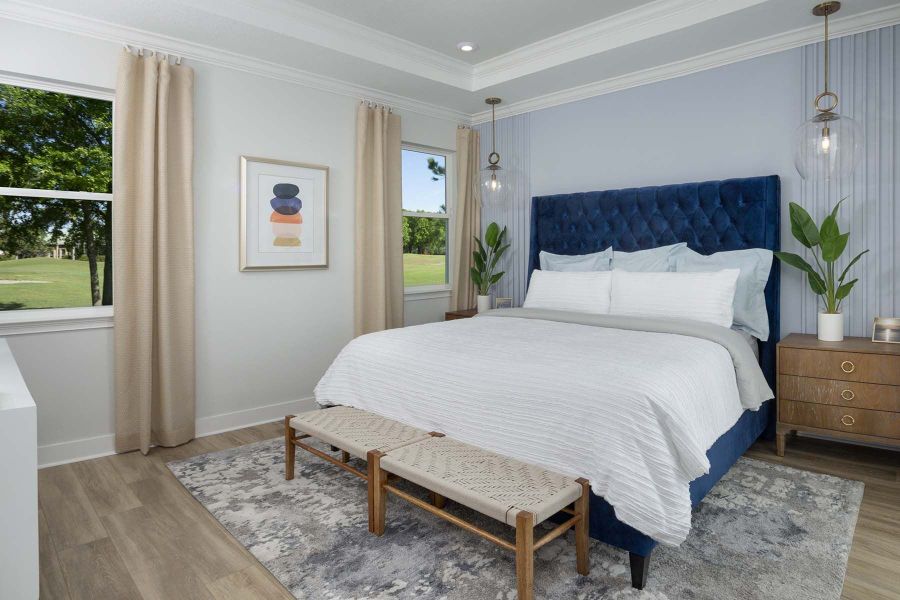Representative furnished interior of a home built from the Egmont by Mattamy Homes in Sanderling, Palmetto (Image 9).