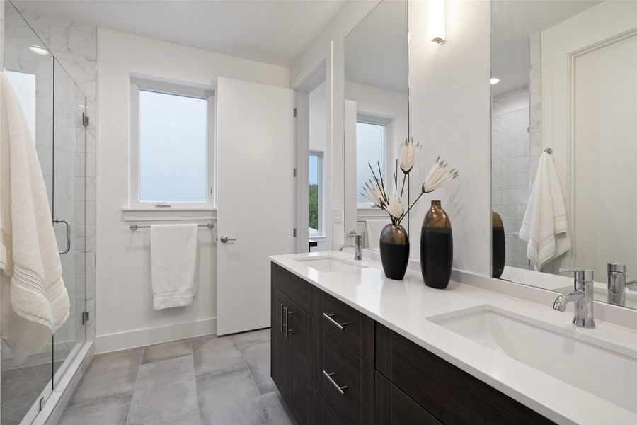 Furnished interior view inside a new home in , Austin (Image 17).