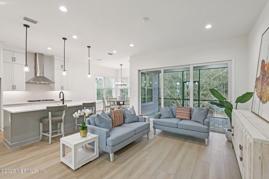 Furnished interior view inside a new home in Middlebourne, St. Johns (Image 7). Furnished interior view inside a new home in Middlebourne, St. Johns (Image 7).