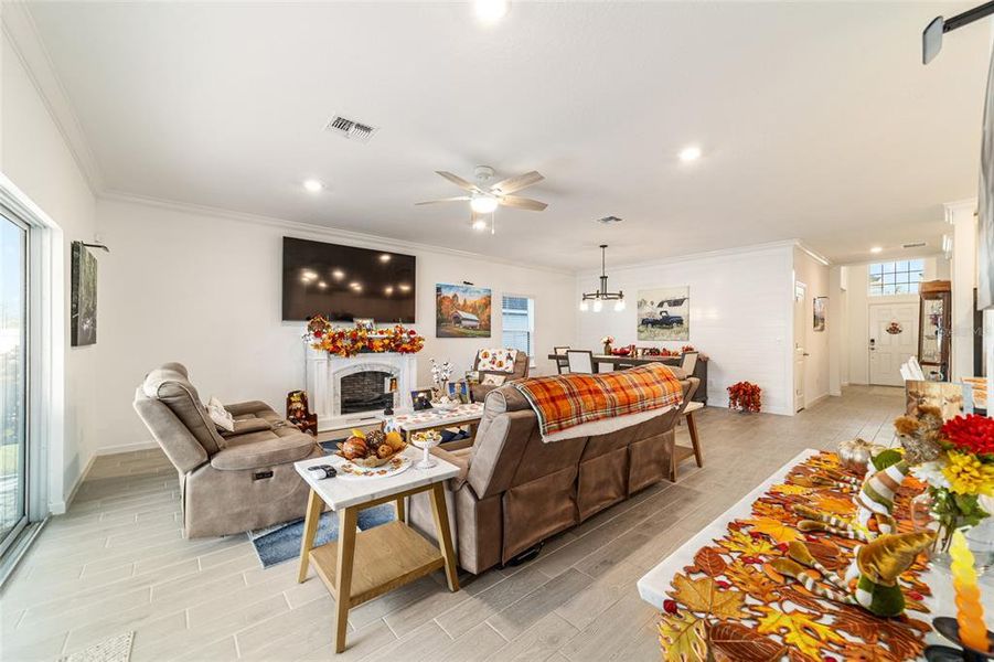 Furnished interior view inside a new home in Country Lane Estates, Williston (Image 49).
