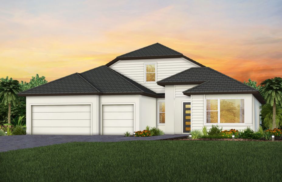 Representative exterior photo of a completed home built from the Stellar Grand by Del Webb in Explore Verona, Dade City, FL (Image 24). Representative exterior photo of a completed home built from the Stellar Grand by Del Webb in Explore Verona, Dade City, FL (Image 24).