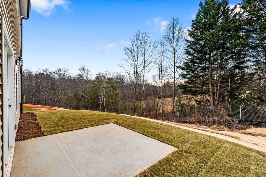 Exterior details and patio area of a home in Bell West, Kernersville (Image 3).