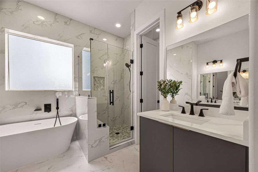 Furnished interior view inside a new home in , Houston (Image 7).