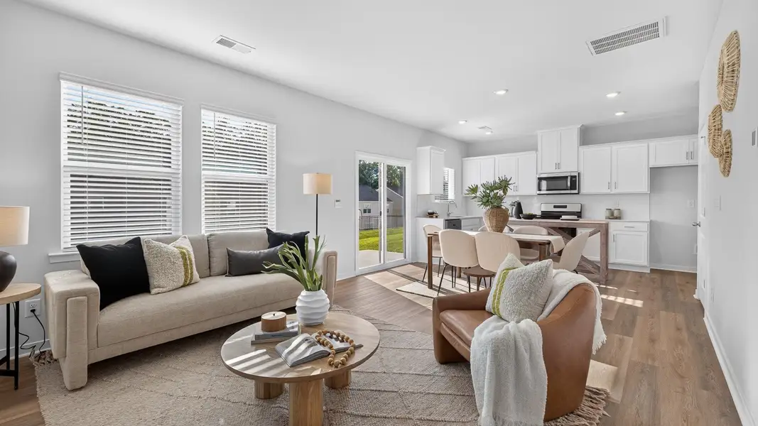Furnished interior view inside a new home in Huffman Ridge, Hickory (Image 3).