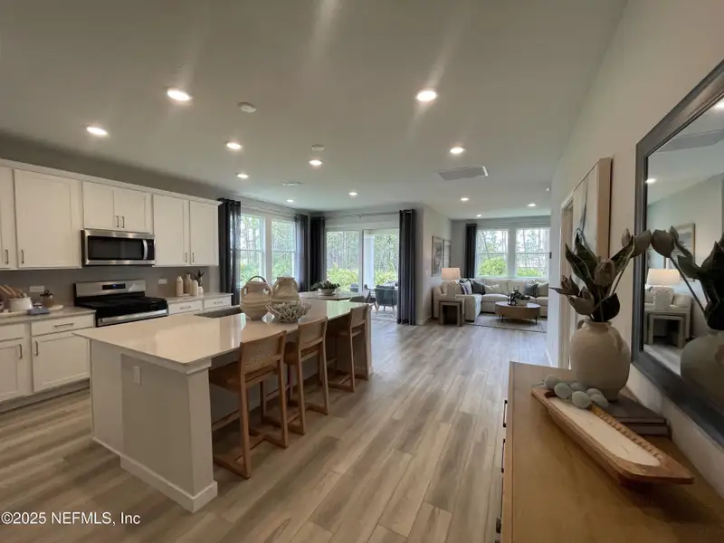 Furnished interior view inside a new home in The Magnolia Series at Reserve East, Flagler Beach (Image 14). Furnished interior view inside a new home in The Magnolia Series at Reserve East, Flagler Beach (Image 14).
