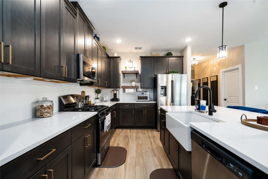 Furnished interior view inside a new home in Ascend at Legends Bay, Baytown (Image 10). Furnished interior view inside a new home in Ascend at Legends Bay, Baytown (Image 10).