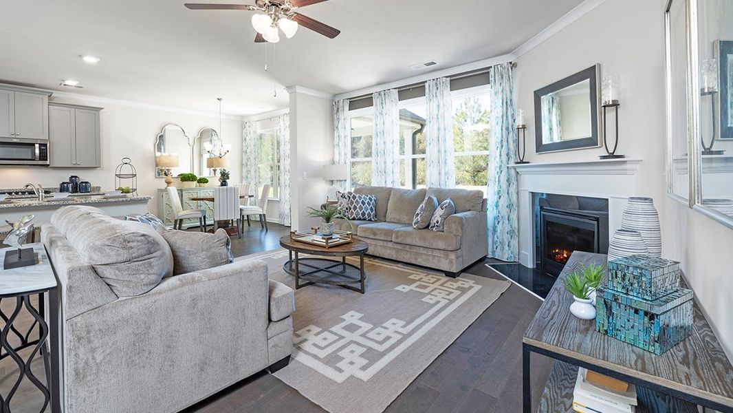 Representative furnished interior of a home built from the Fleetwood by D.R. Horton in Wildwood, Covington (Image 20). Representative furnished interior of a home built from the Fleetwood by D.R. Horton in Wildwood, Covington (Image 20).