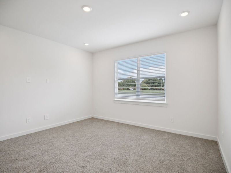 The primary suite offers a private retreat. The primary suite offers a private retreat.