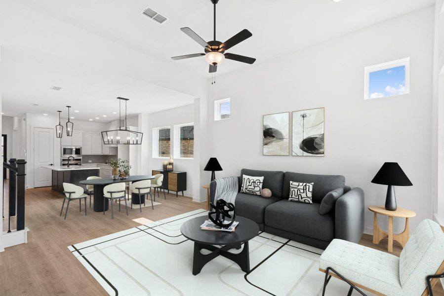 Virtually staged to give you the visual you need to see furniture placement and how the home can live.