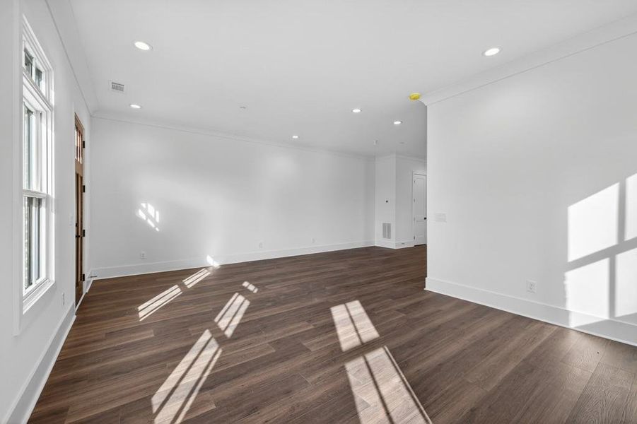 Spacious, unfurnished interior of a new home in Skyview On Broad, Sugar Hill (Image 16).