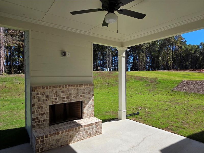 Exterior details and patio area of a home in River Meadows, Bethlehem (Image 4).