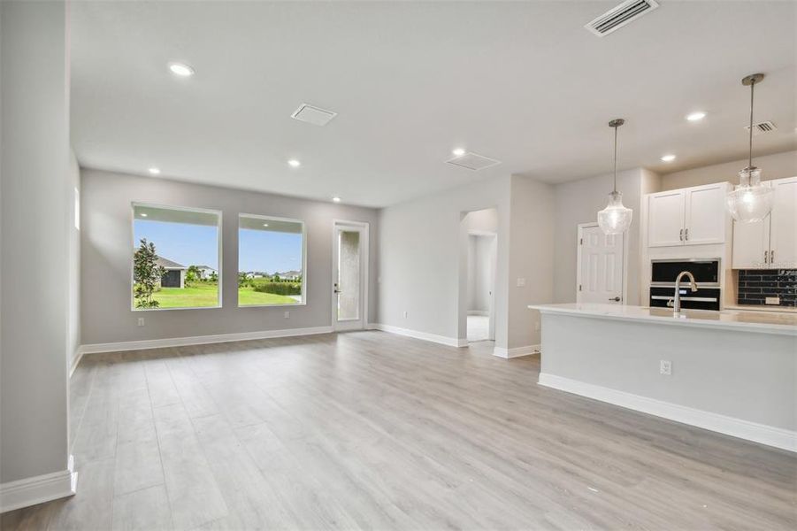 Kitchen & Family Room