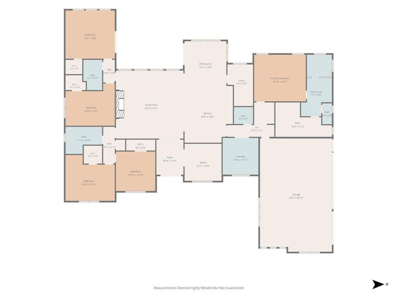 2D floor plan layout of this home in , Cresson, TX (Image 5).