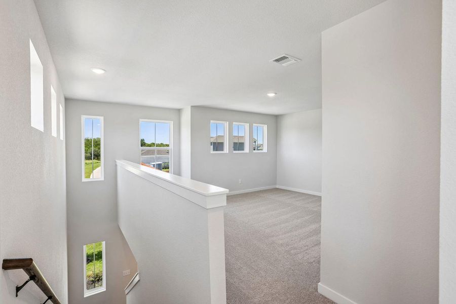 Spacious, unfurnished interior of a new home in Avery Centre, Round Rock (Image 13). Spacious, unfurnished interior of a new home in Avery Centre, Round Rock (Image 13).