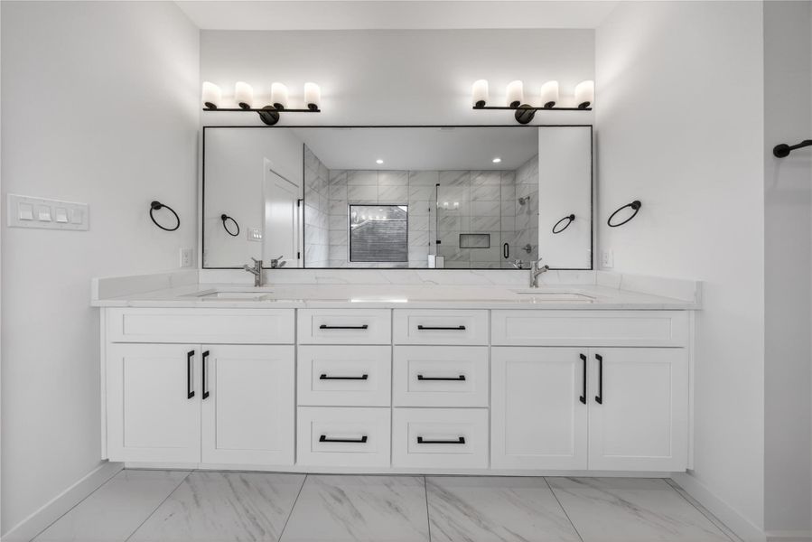 Furnished interior view inside a new home in , Houston (Image 11).