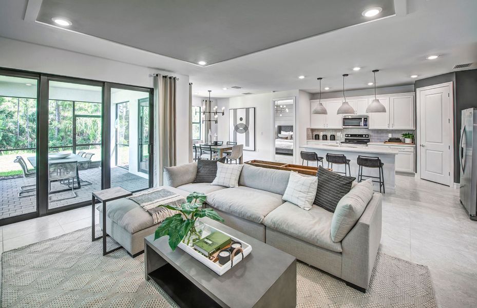 Representative furnished interior of a home built from the Chapman by Centex in Caloosa Cove, Labelle (Image 7).