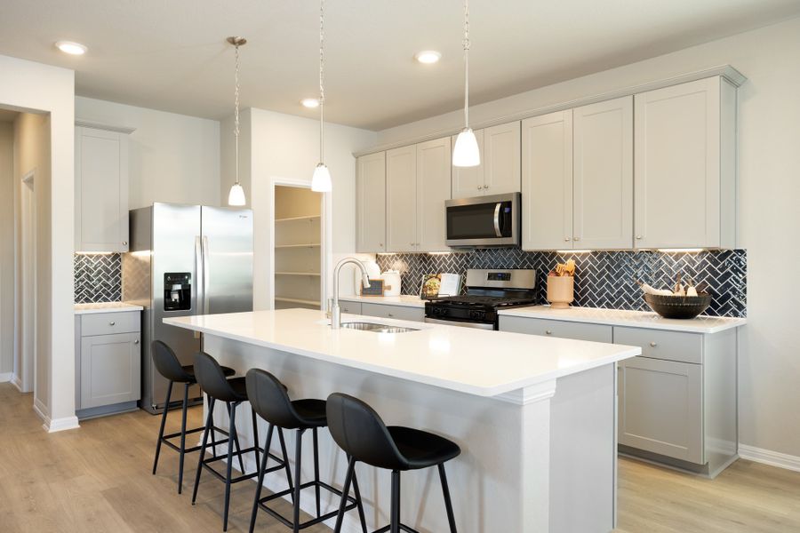 Representative furnished interior of a home built from the Hughes by Beazer Homes in Veranda, San Antonio (Image 5).