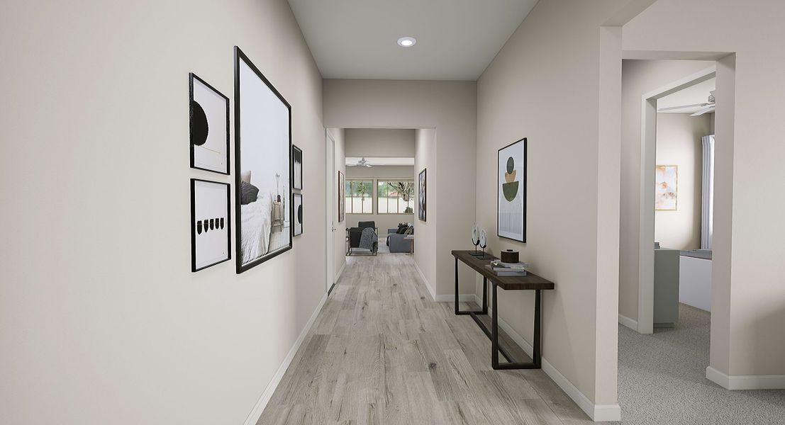 Representative furnished interior of a home built from the Calderwood Plan 4504 by Tri Pointe Homes in Terraza, San Tan Valley (Image 3).